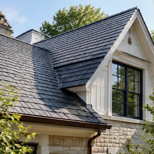 Illustrative roof with a fresh finish
